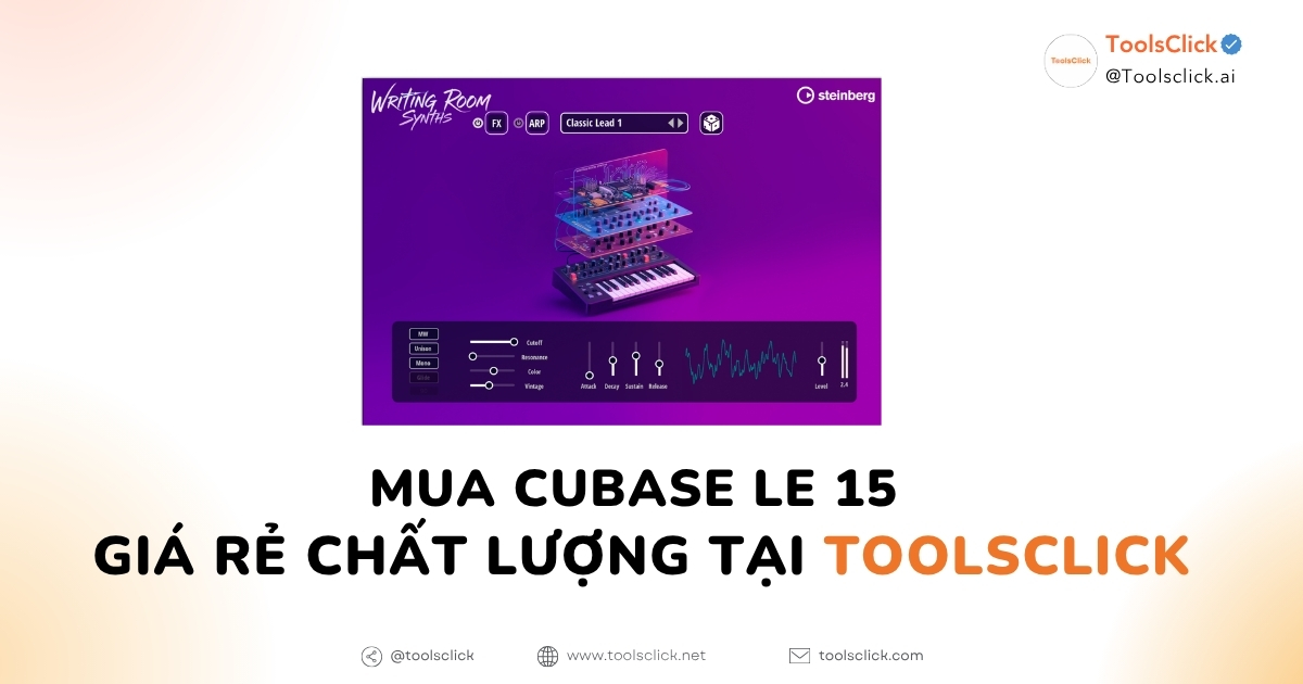 Cubase LE 15 + Retrologue 2 Mua Cubase Le 15